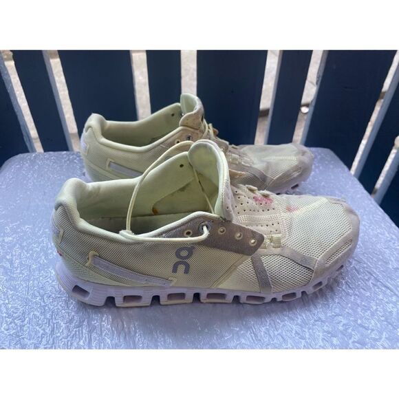 On Swiss Women’s Engineering Cloud Running Yellow Sneakers Sz 10 US - Picture 7 of 10